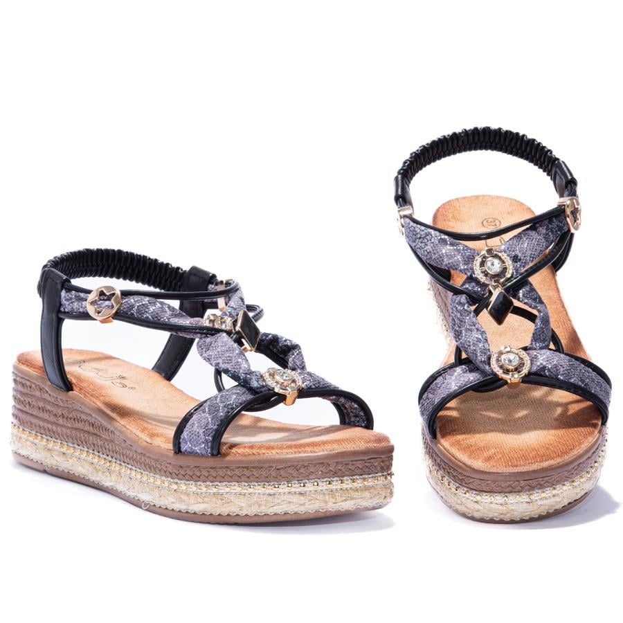 Guja Kadın Taş İşlemeli Sandalet 25Y171-2