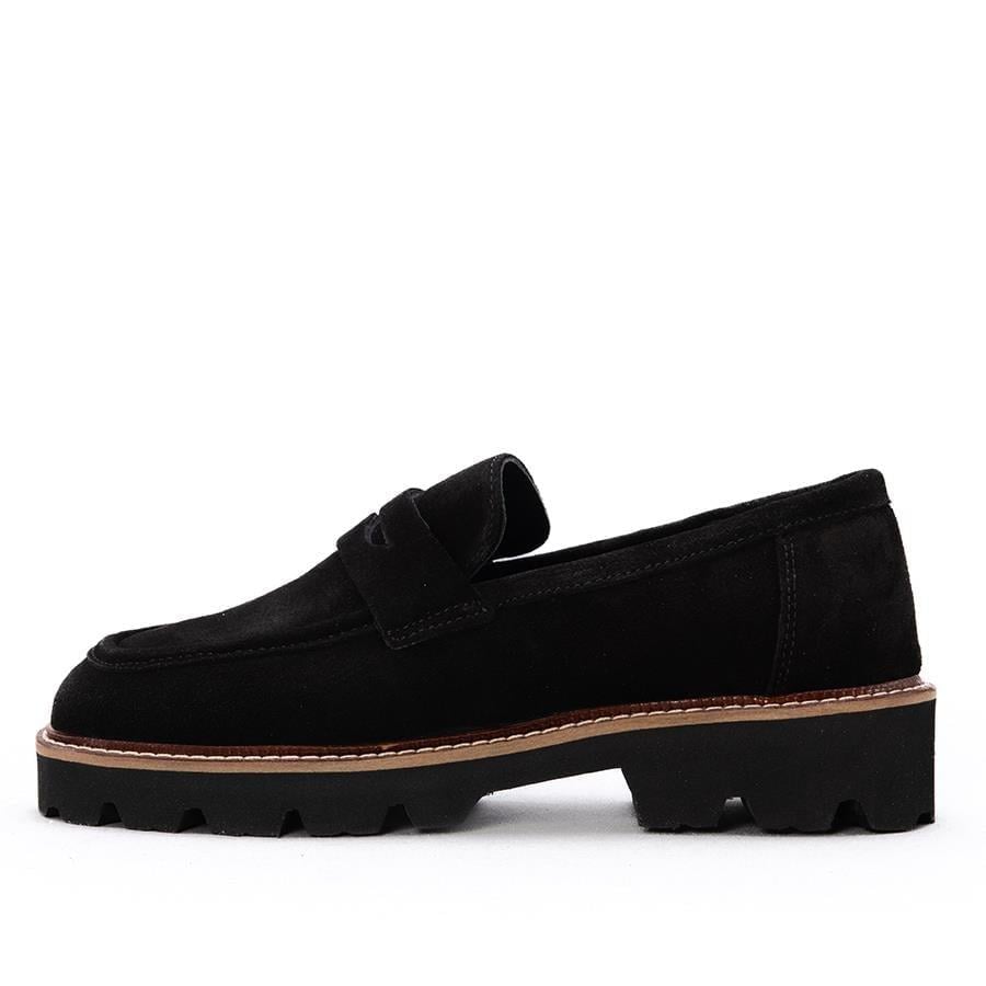 Gusse Adela Kadın Hakıkı Süet Deri Loafer  Ayakkabı 141209-2