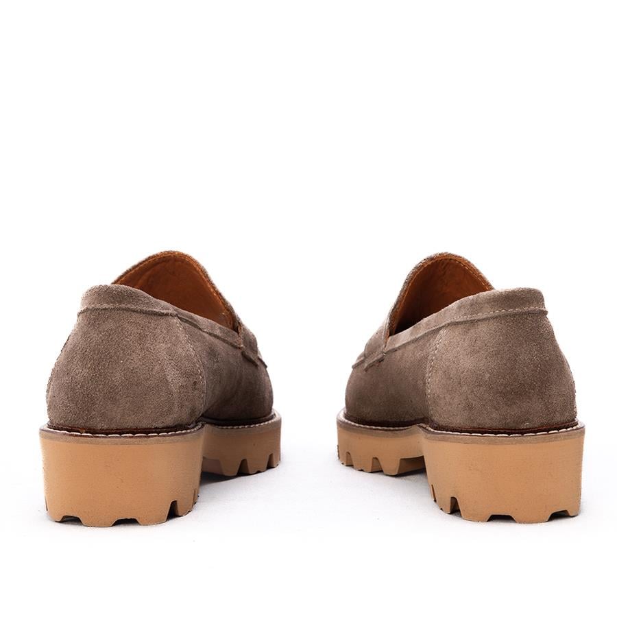 Gusse Adela Kadın Hakıkı Süet Deri Loafer  Ayakkabı 141209-2