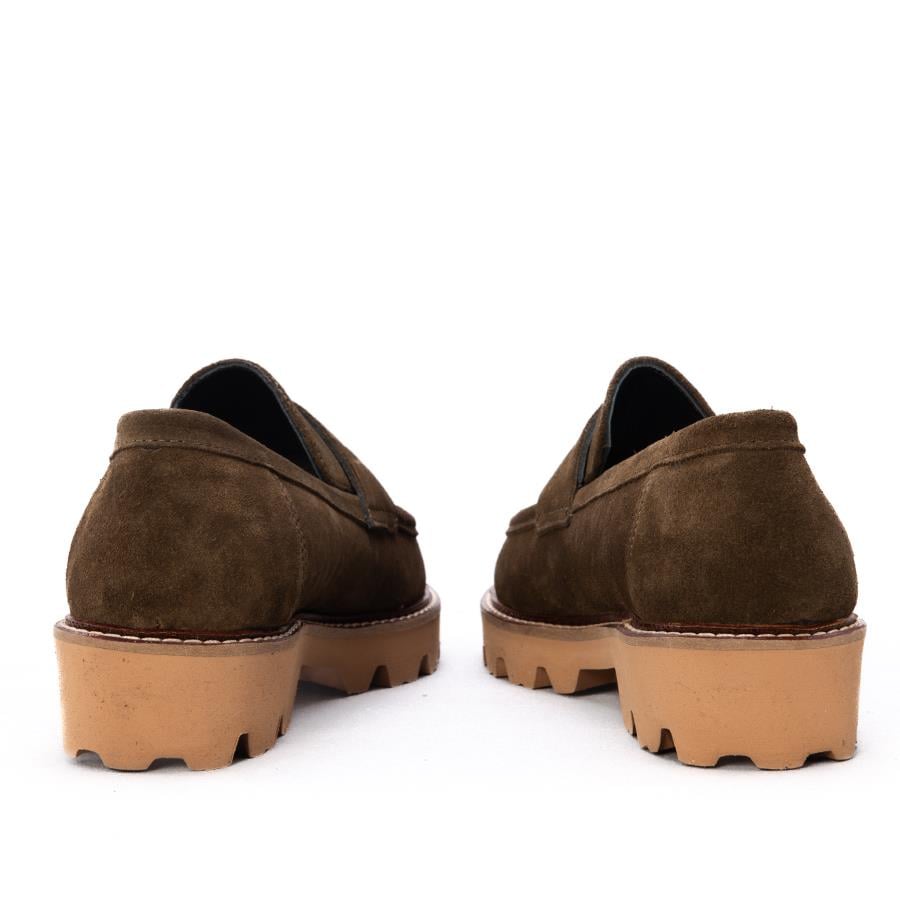 Gusse Adela Kadın Hakıkı Süet Deri Loafer  Ayakkabı 141209-2