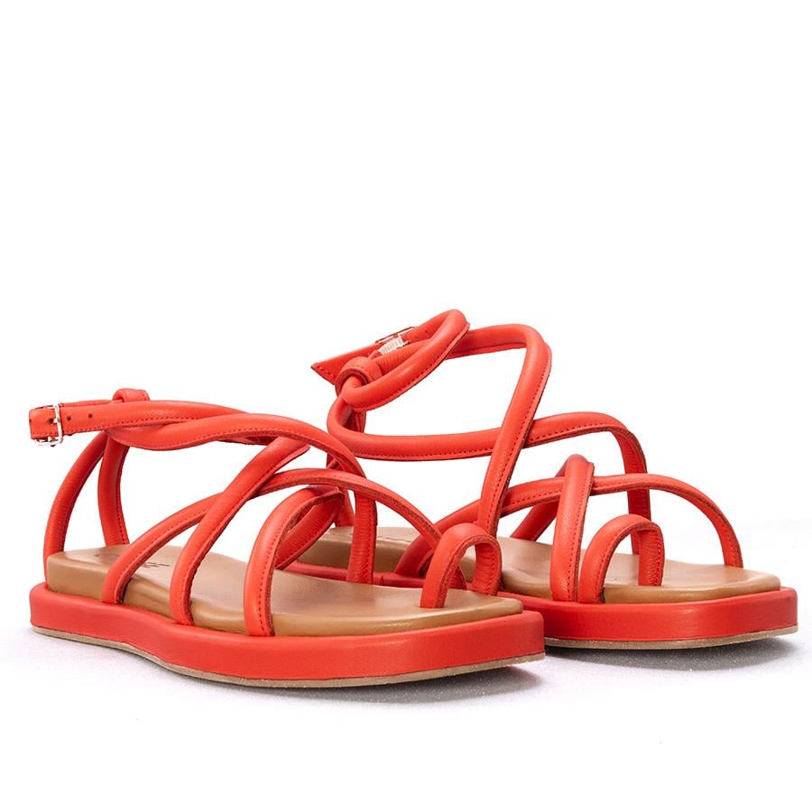 Gusse Adına Kadın Hakiki Deri Memory Foam Gladyatör Sandalet 231907