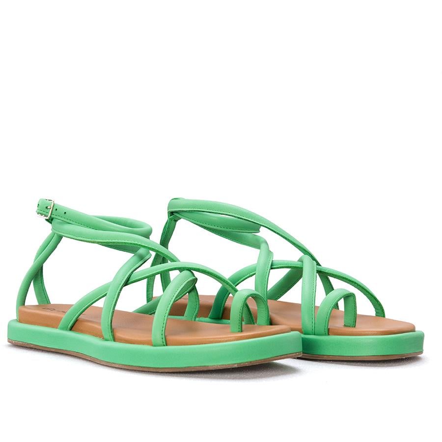 Gusse Adına Kadın Hakiki Deri Memory Foam Gladyatör Sandalet 231907