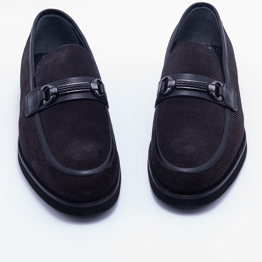 Gusse Alan Erkek Hakiki Süet Deri Loafer Ayakkabı-569
