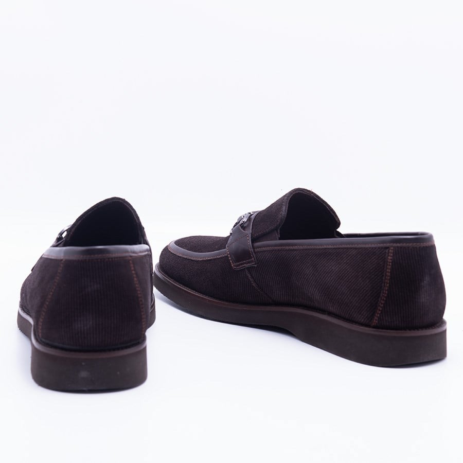 Gusse Alan Erkek Hakiki Süet Deri Loafer Ayakkabı-569