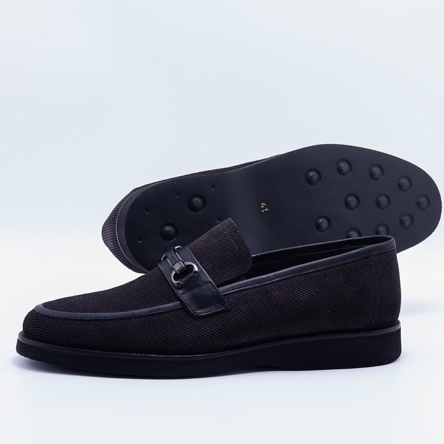 Gusse Alan Erkek Hakiki Süet Deri Loafer Ayakkabı-569
