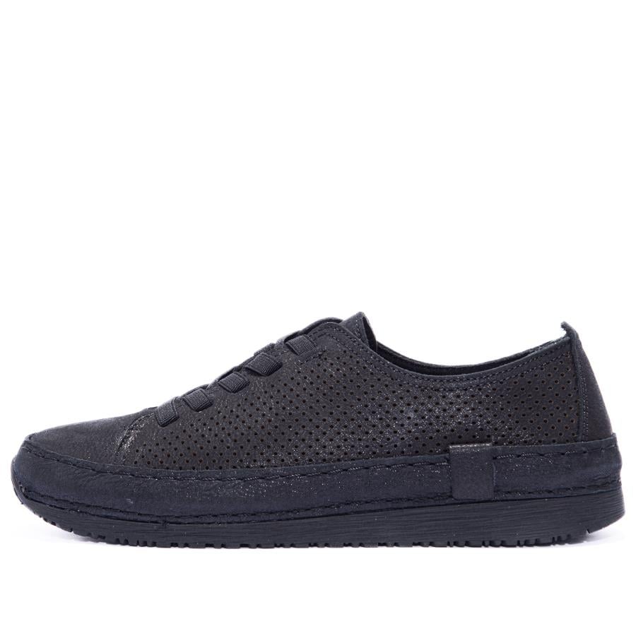 Gusse Alectrona Kadın Hakiki Deri Simli Casual Ayakkabı 233030S