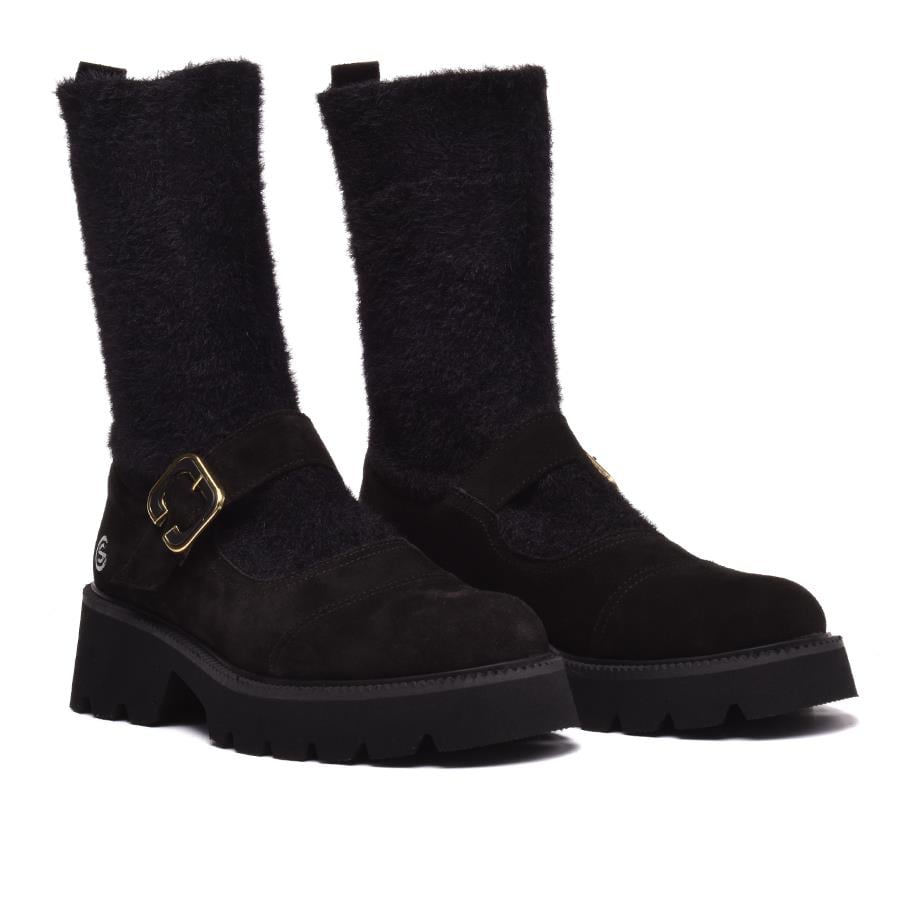 Gusse Alkmini Hakiki Süet Deri Bot 24229-2