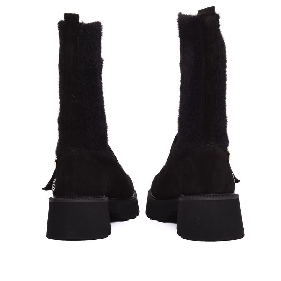 Gusse Alkmini Hakiki Süet Deri Bot 24229-2