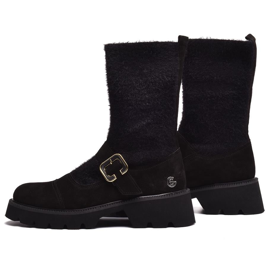 Gusse Alkmini Hakiki Süet Deri Bot 24229-2