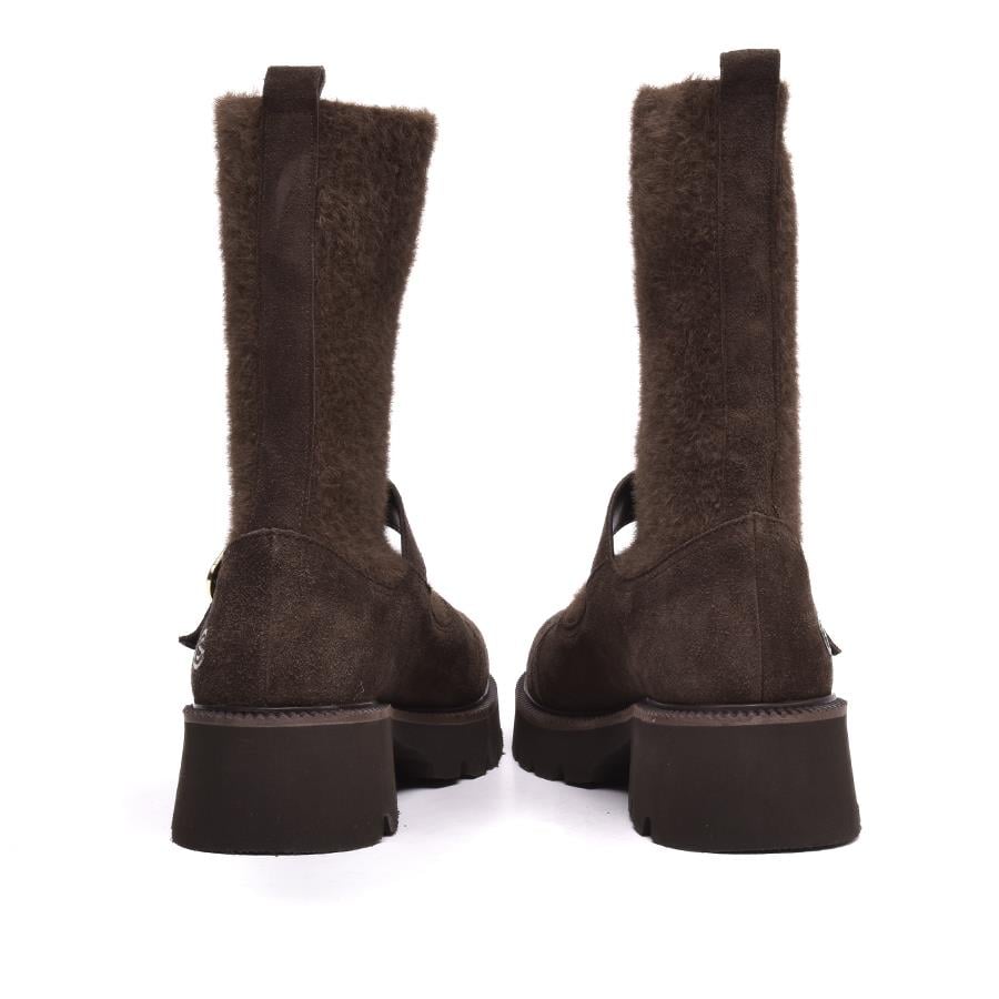 Gusse Alkmini Hakiki Süet Deri Bot 24229-2