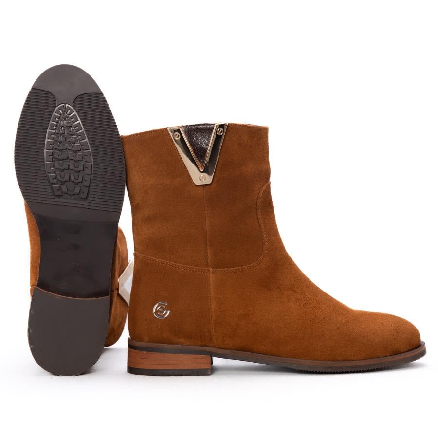 Gusse Allison Kadın Hakiki Süet Deri Bot K751-2