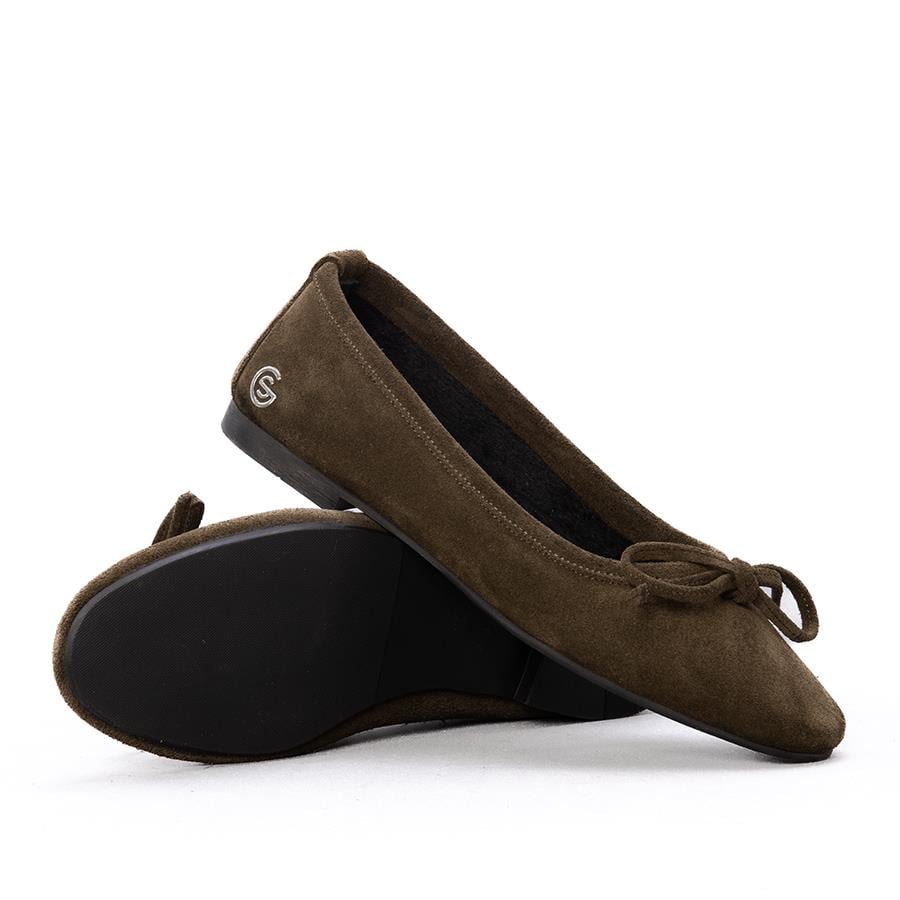 Gusse Asunta Kadın Hakiki Süet Deri Babet K137-2