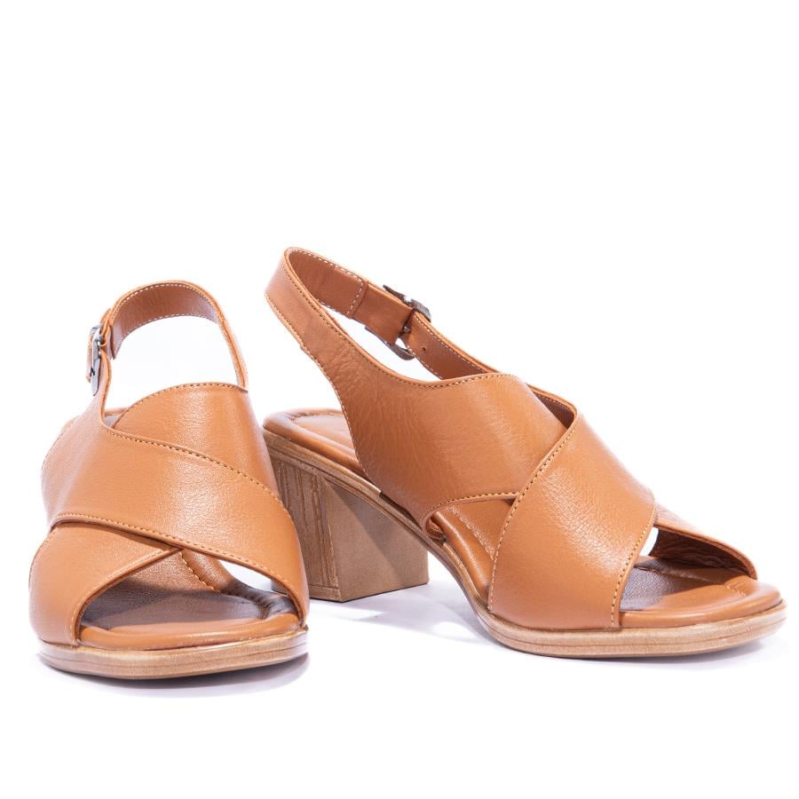 Gusse Blossam Kadın Hakiki Deri Topuklu  Sandalet 2205