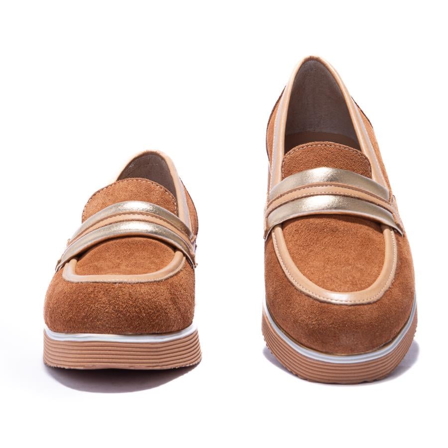 Gusse Brielle Kadın Hakiki Süet Deri Loafer Ayakkabı K151109-2