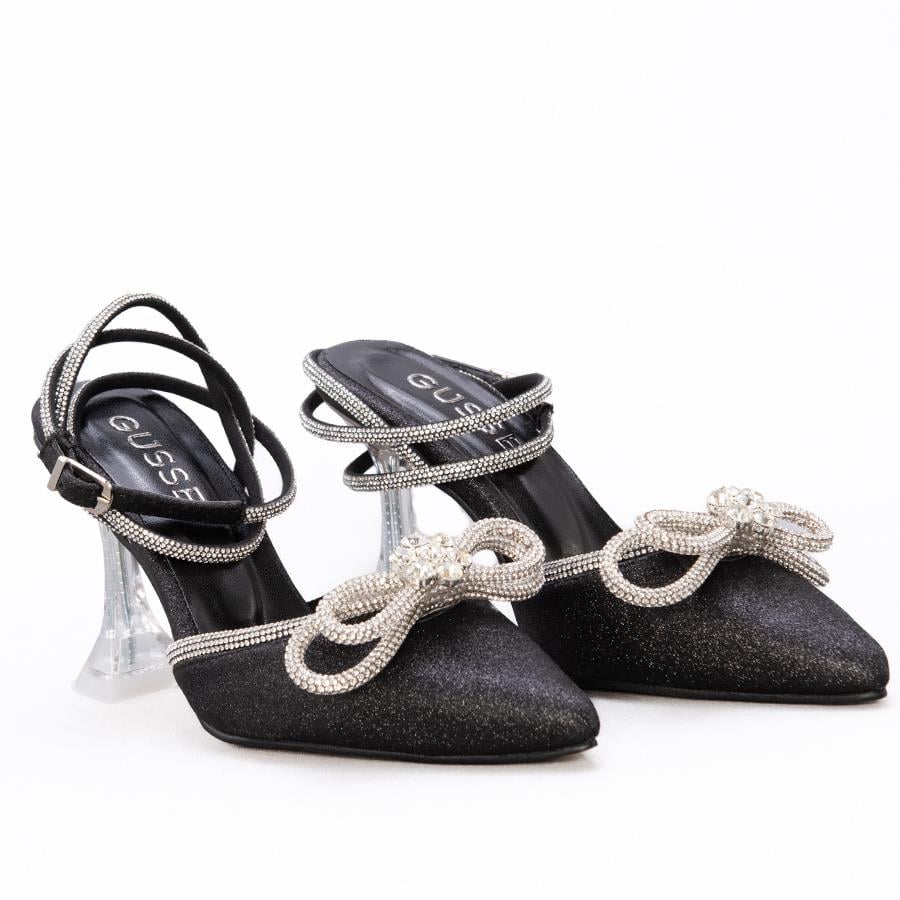 Gusse Calliope Kadın Simli Abiye Stiletto 1670S-4