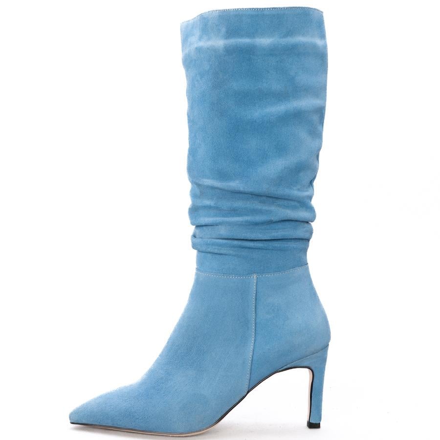 Gusse Catherine Kadın Hakıkı Suet Derı Çizme K722-2