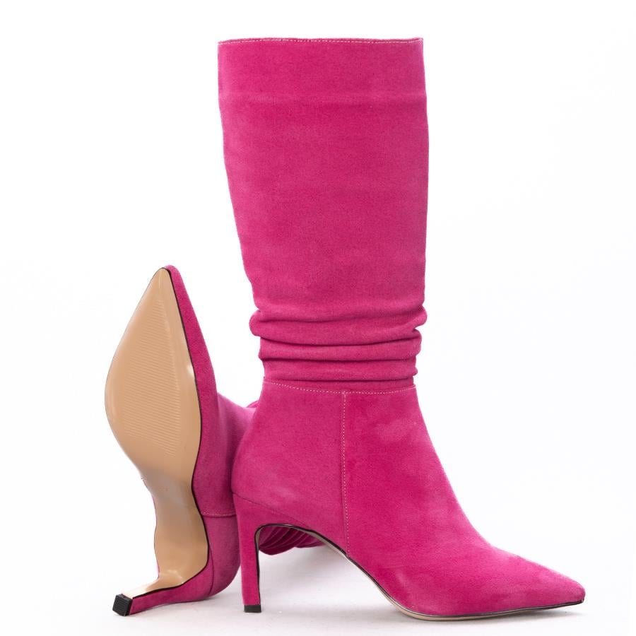 Gusse Catherine Kadın Hakıkı Suet Derı Çizme K722-2