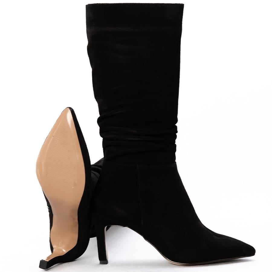 Gusse Catherine Kadın Hakıkı Suet Derı Çizme K722-2