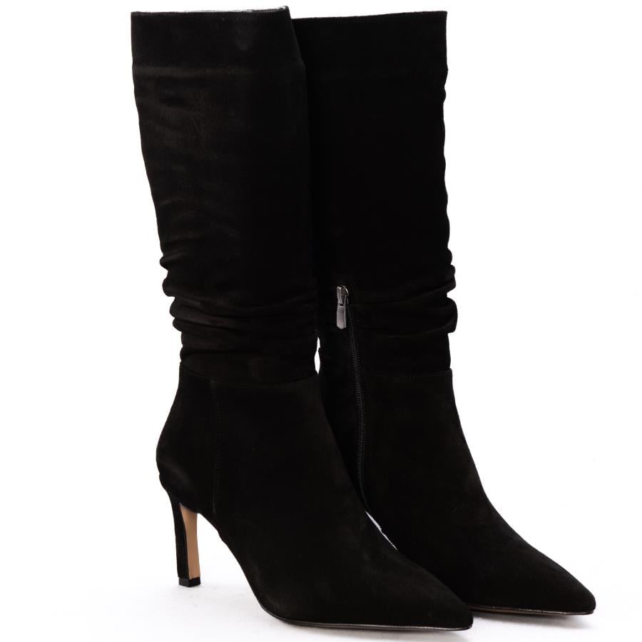 Gusse Catherine Kadın Hakıkı Suet Derı Çizme K722-2