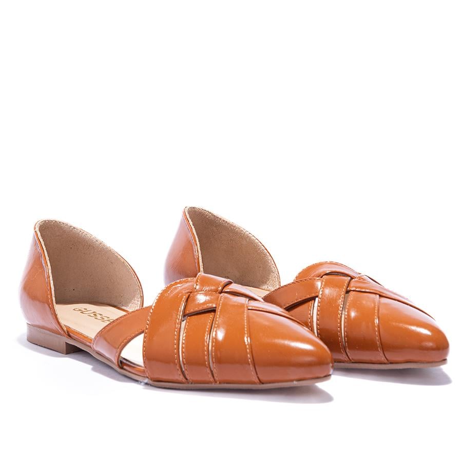 Gusse Chloe Kadın Hakiki Rugan Deri Babet-K153-3