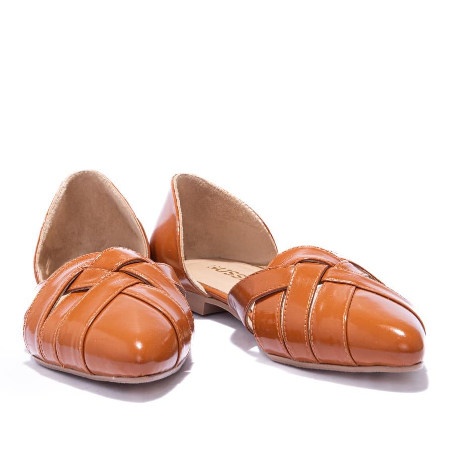 Gusse Chloe Kadın Hakiki Rugan Deri Babet-K153-3