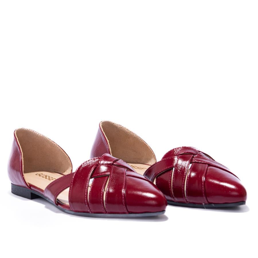 Gusse Chloe Kadın Hakiki Rugan Deri Babet-K153-3