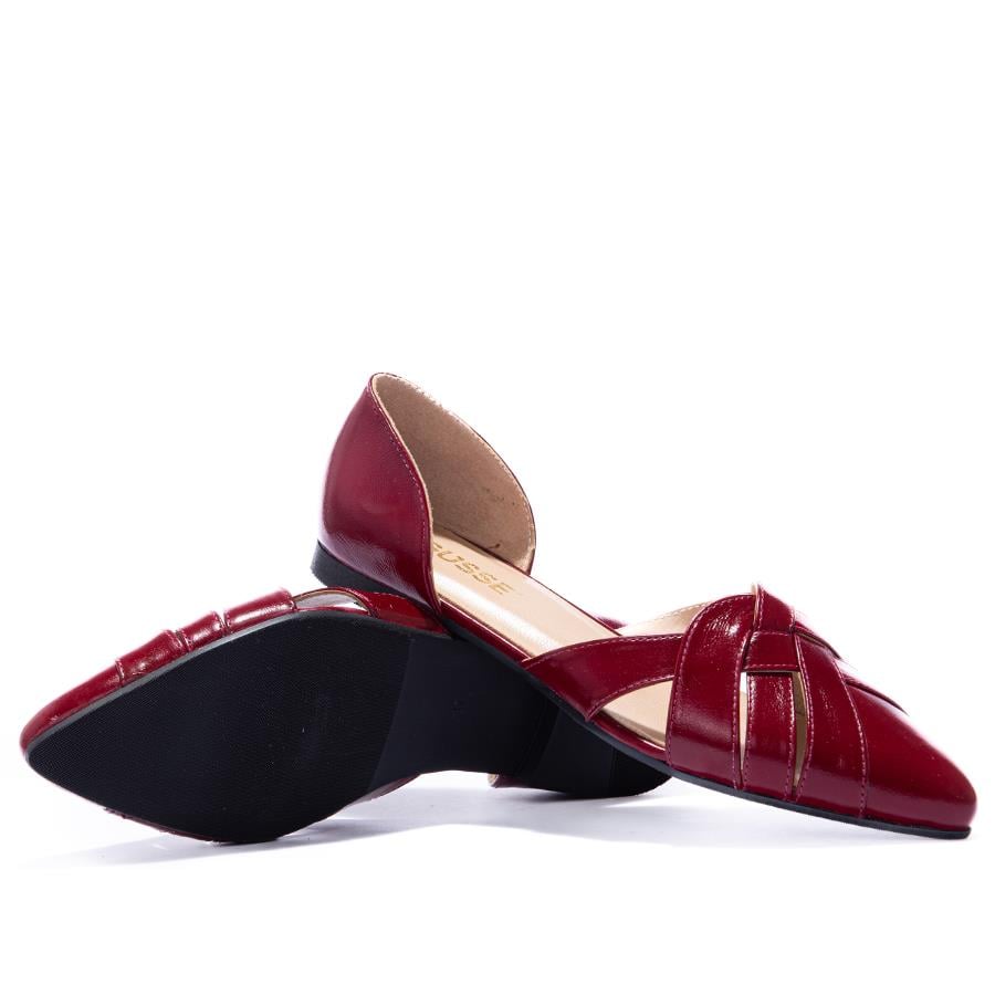 Gusse Chloe Kadın Hakiki Rugan Deri Babet-K153-3