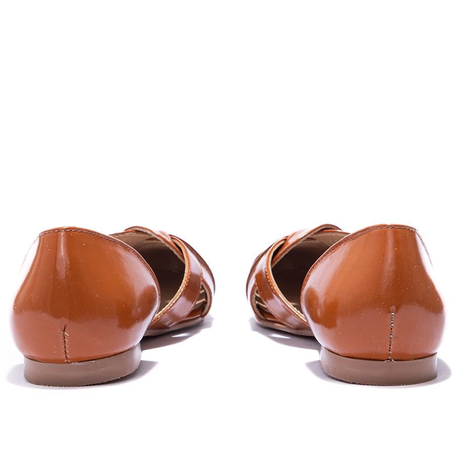 Gusse Chloe Kadın Hakiki Rugan Deri Babet-K153-3