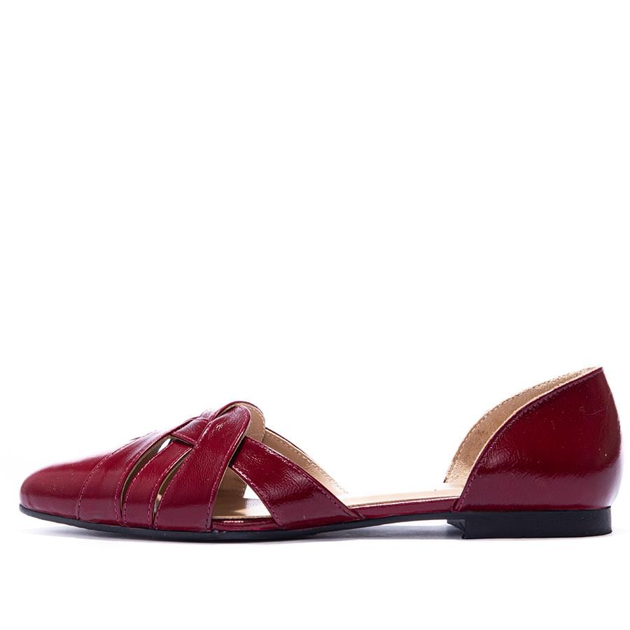 Gusse Chloe Kadın Hakiki Rugan Deri Babet-K153-3