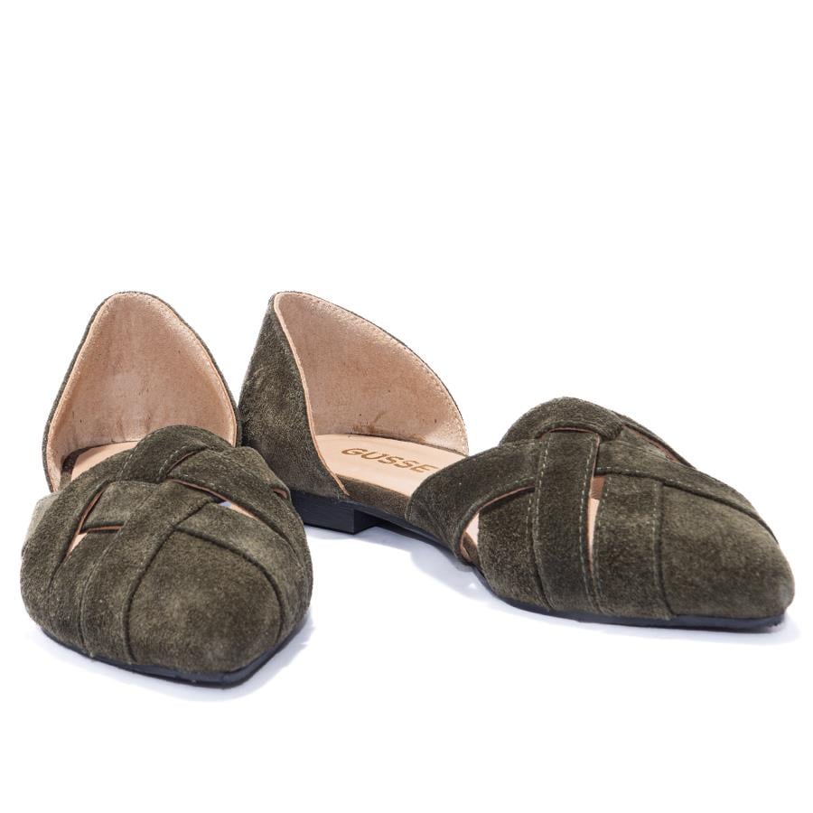 Gusse Chloe Kadın Hakiki Süet Deri Babet-K153-2