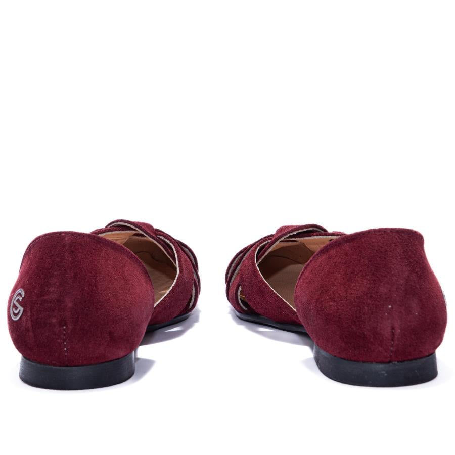 Gusse Chloe Kadın Hakiki Süet Deri Babet-K153-2