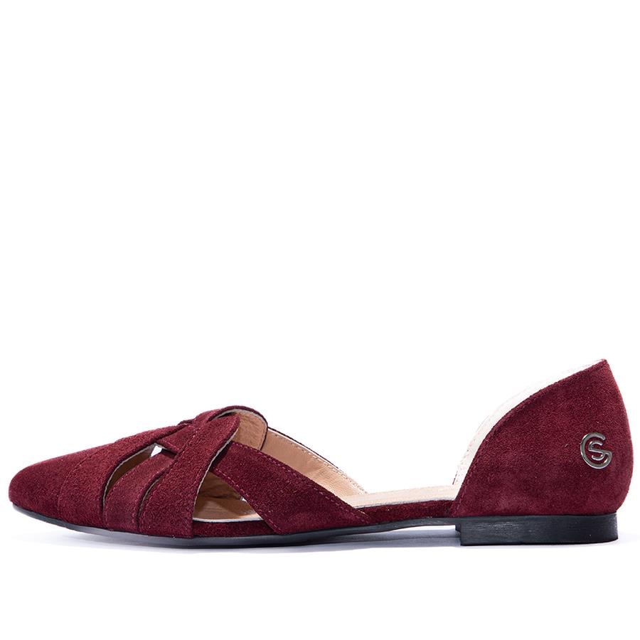 Gusse Chloe Kadın Hakiki Süet Deri Babet-K153-2