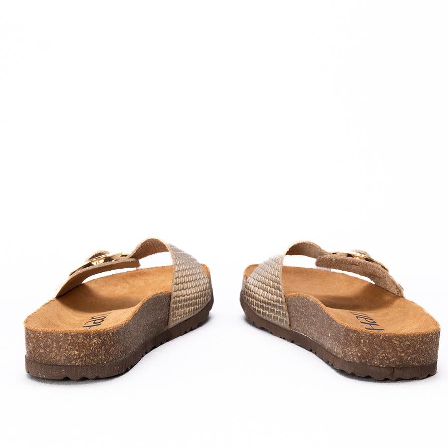 Gusse Cinzia Kadın Hakiki Kroko Deri Terlik 141714-7