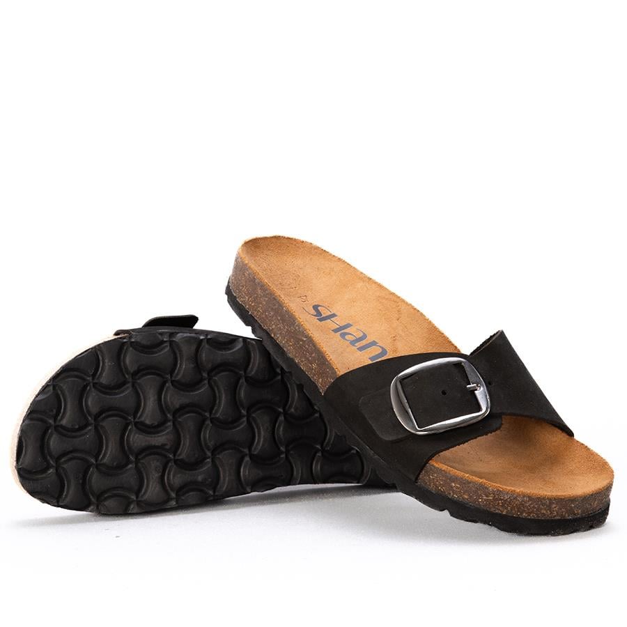 Gusse Cinzia Kadın Hakiki Nubuk Deri Terlik 141714-1