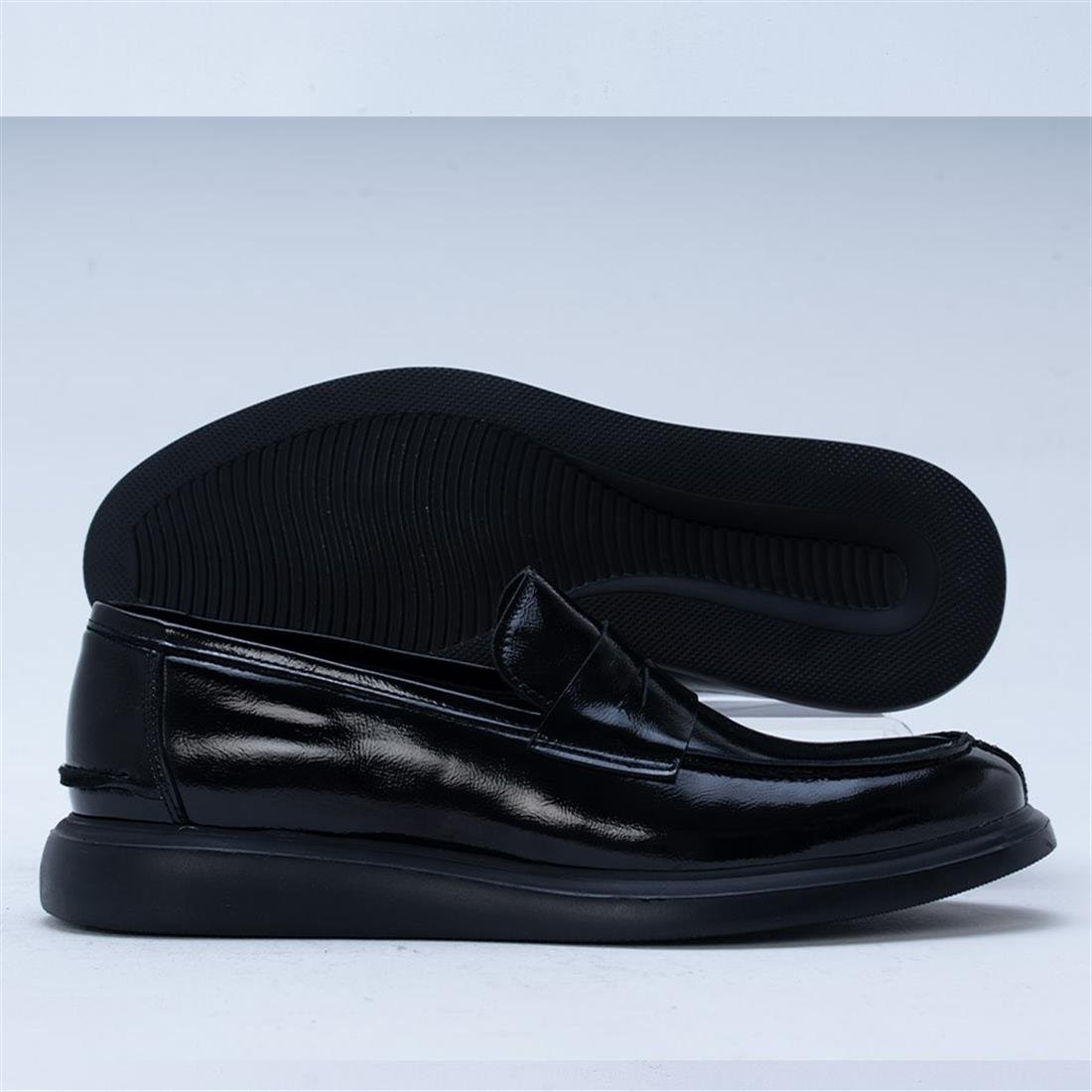 GUSSE CLIVE ERKEK HAKİKİ RUGAN NAPLAK DERİ LOAFER AYAKKABI-226820-3