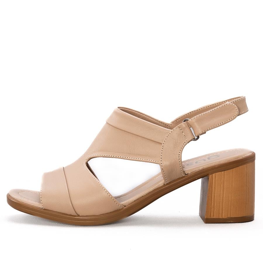 Gusse Delight Kadın Hakiki Deri Topuklu  Sandalet 2211