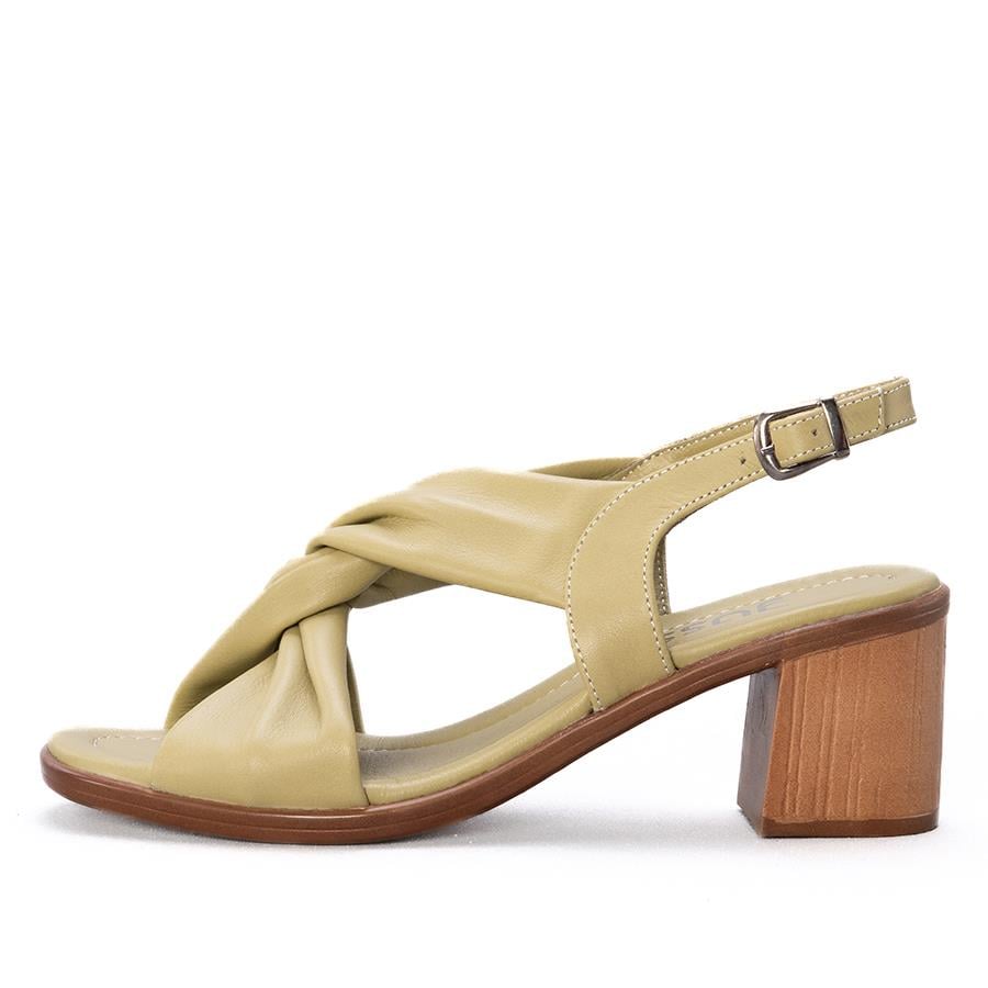 Gusse Diandra Kadın Hakiki Deri Topuklu  Sandalet 2213