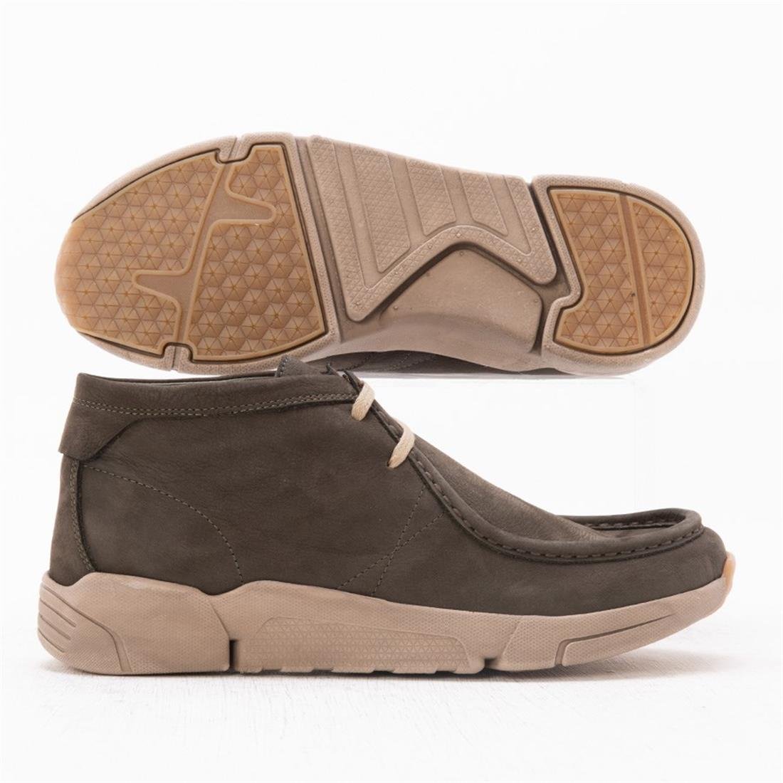 GUSSE DIMA ERKEK HAKİKİ NUBUK DERİ CASUAL BOT-230410