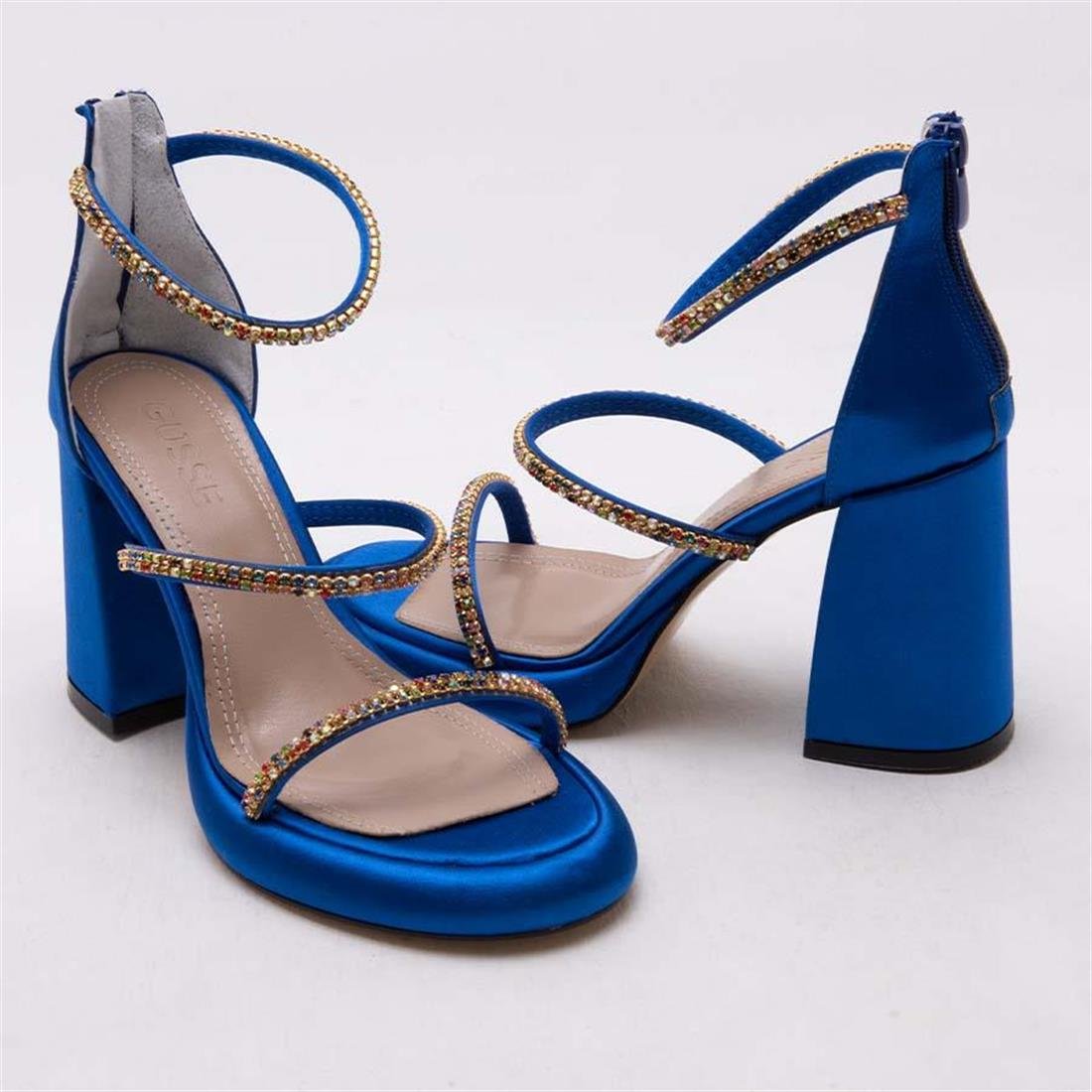 GUSSE DONNA KADIN SATEN SANDALET 1393