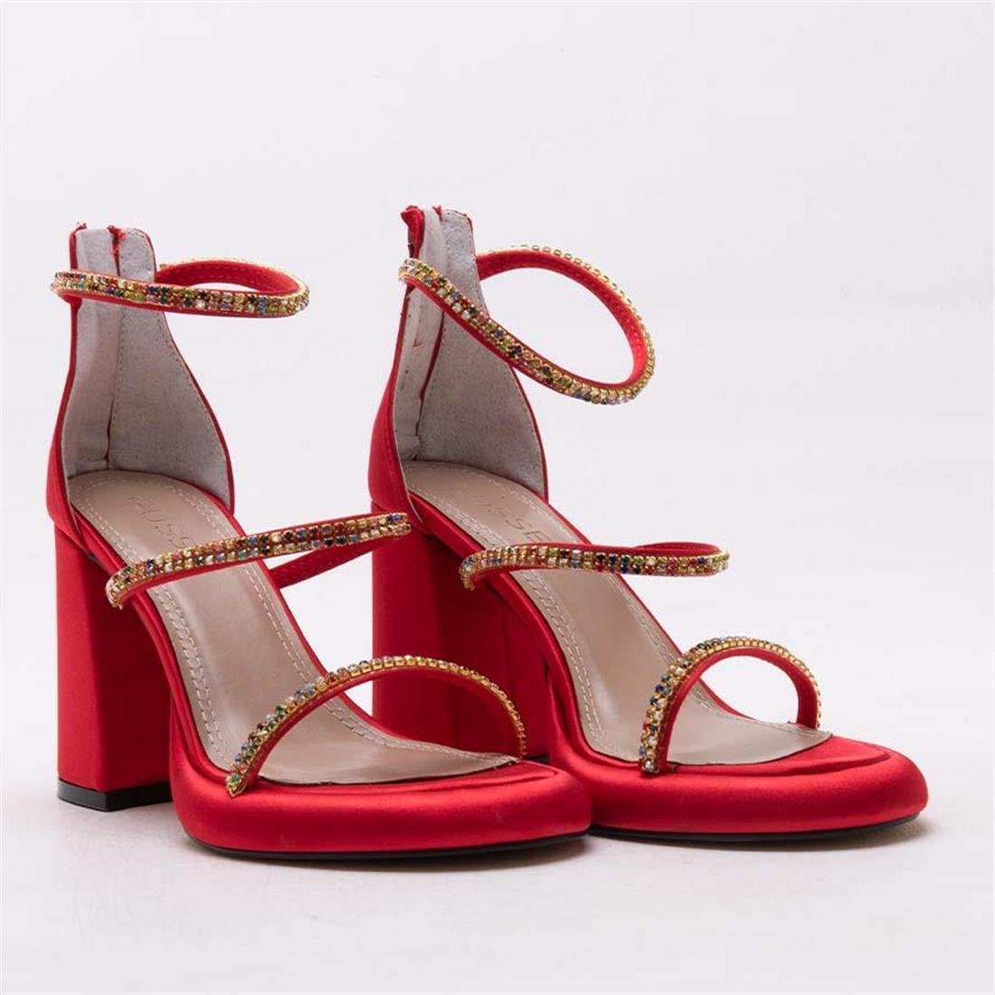 GUSSE DONNA KADIN SATEN SANDALET 1393