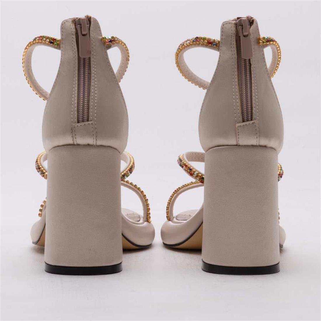 GUSSE DONNA KADIN SATEN SANDALET 1393