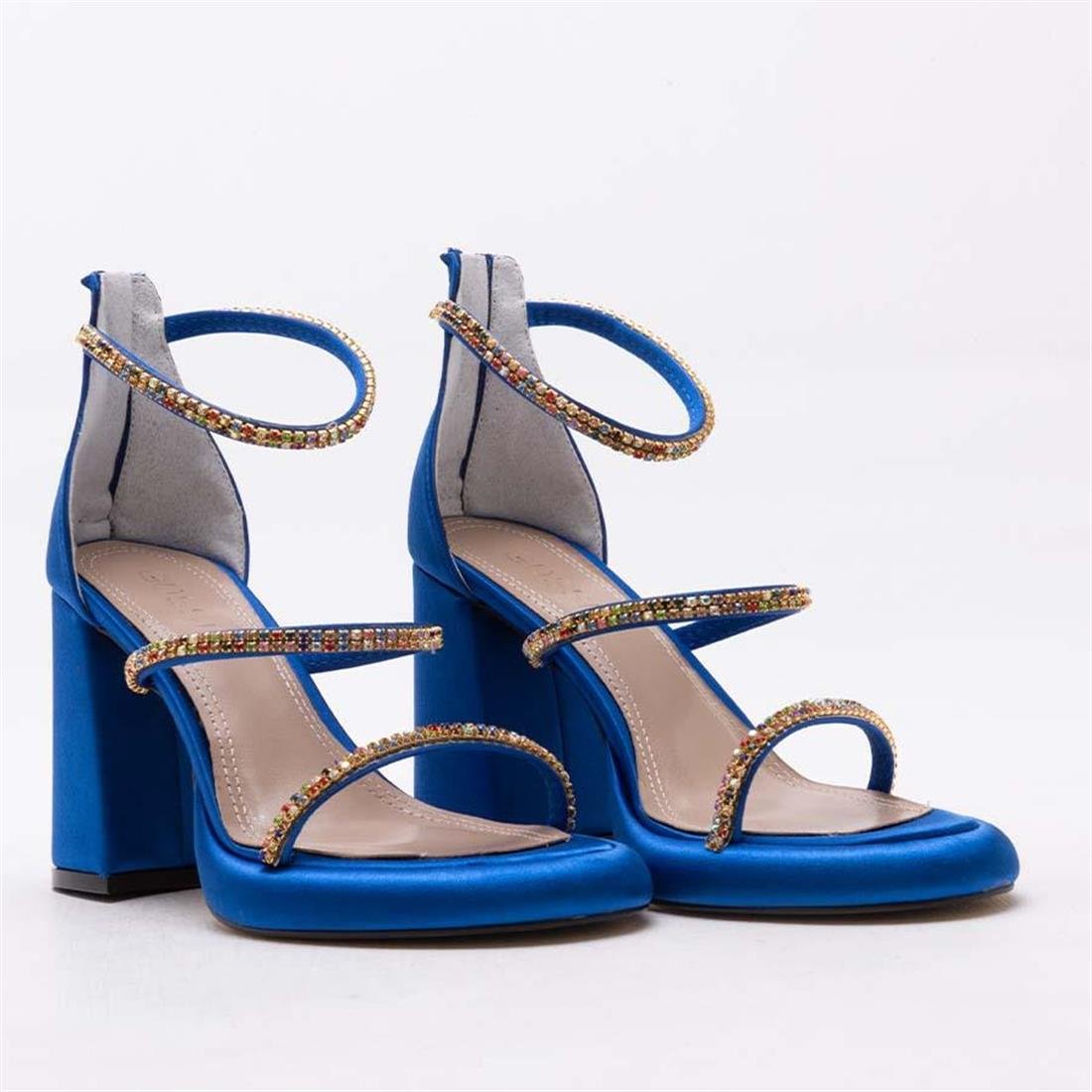 GUSSE DONNA KADIN SATEN SANDALET 1393