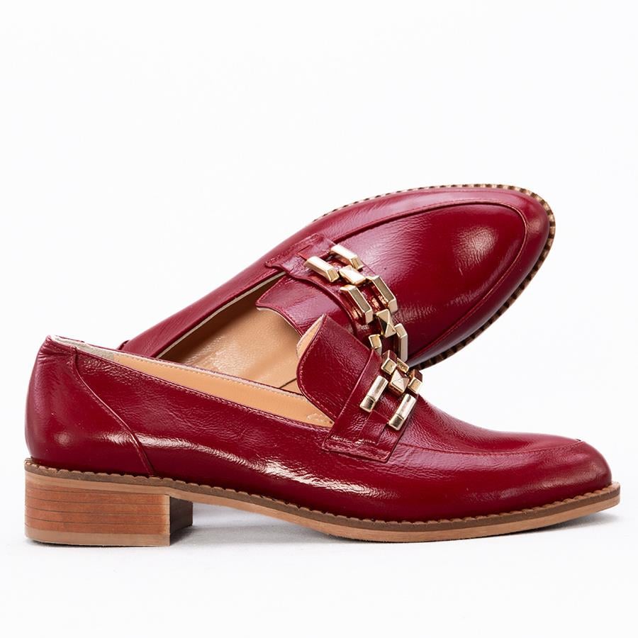 Gusse Eflal Kadın Hakiki Rugan Deri Ayakkabı K743-3