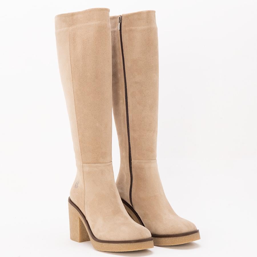 Gusse Elpis Kadın Hakıkı Suet Derı Çizme K614-2