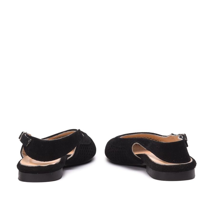 Gusse Else Kadın Hakiki Süet Deri Babet K154-2