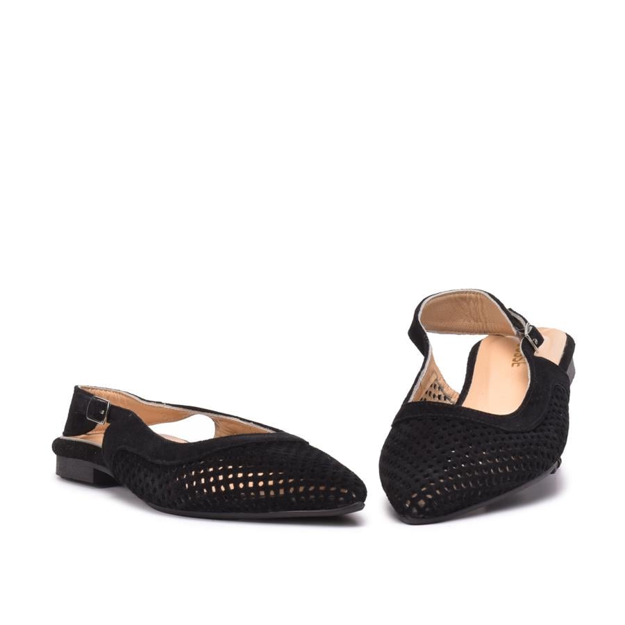 Gusse Else Kadın Hakiki Süet Deri Babet K154-2