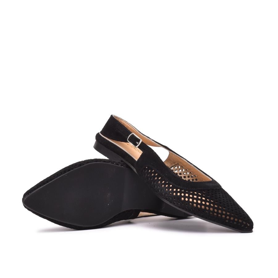 Gusse Else Kadın Hakiki Süet Deri Babet K154-2