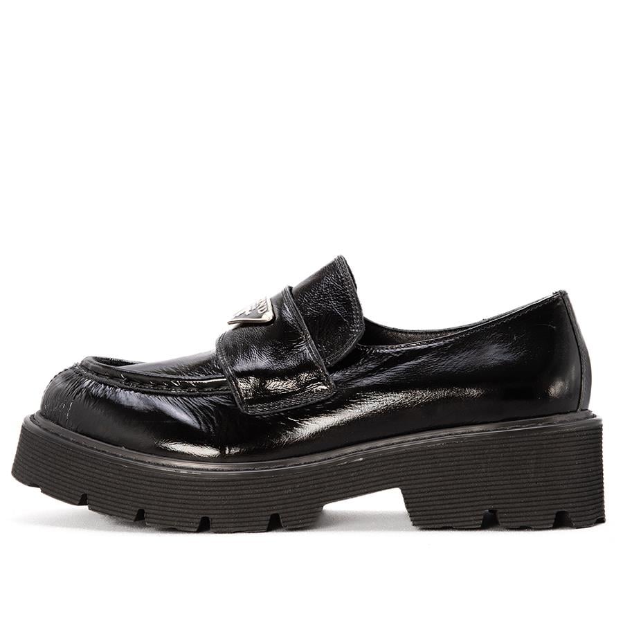 Gusse Evans Kadın Hakiki Rugan Deri Loafer Ayakkabı 5679-3