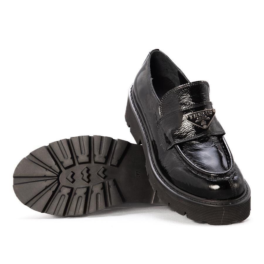 Gusse Evans Kadın Hakiki Rugan Deri Loafer Ayakkabı 5679-3