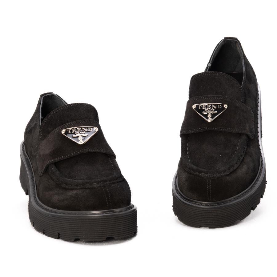 Gusse Evans Kadın Hakiki Süet Deri Loafer Ayakkabı 5679-2